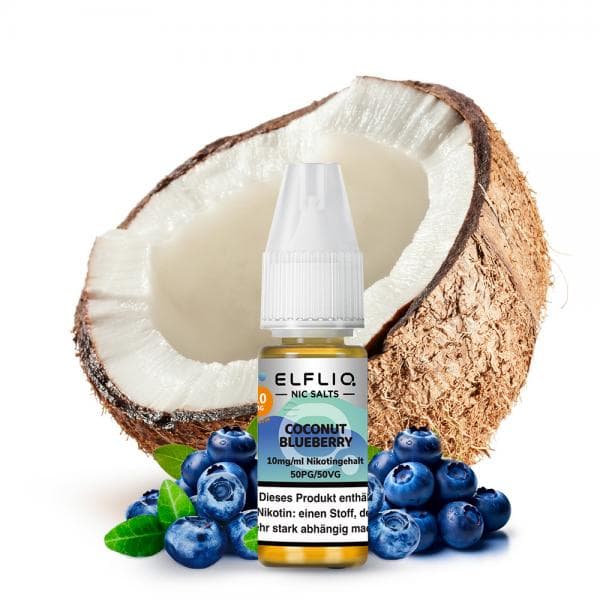 ELFBAR ELFLIQ Coconut Blueberry Nikotinsalz Liquid 10 ml 10mg