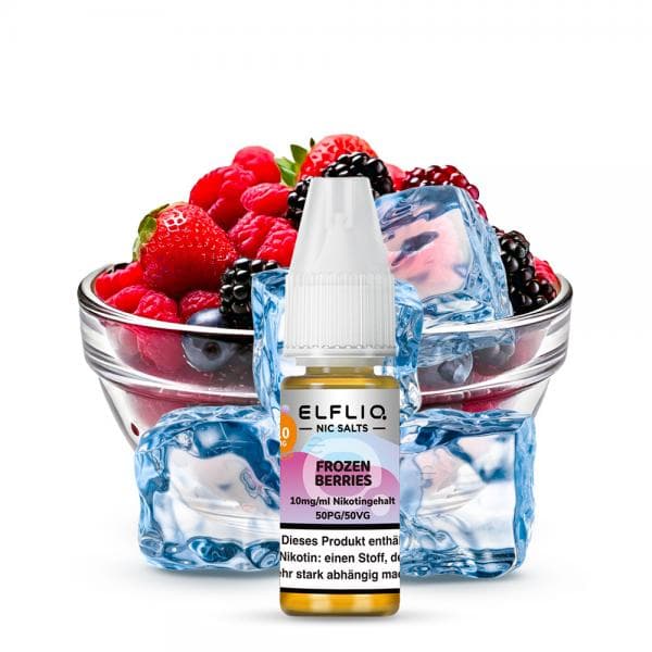 ELFBAR ELFLIQ Frozen Berries Nikotinsalz Liquid 10 ml 10mg Nikotinmenge