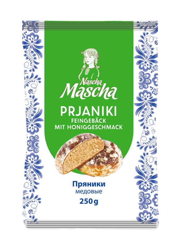 Nascha Mascha - Prjaniki Feingebäck mit Honiggeschmack 250 g