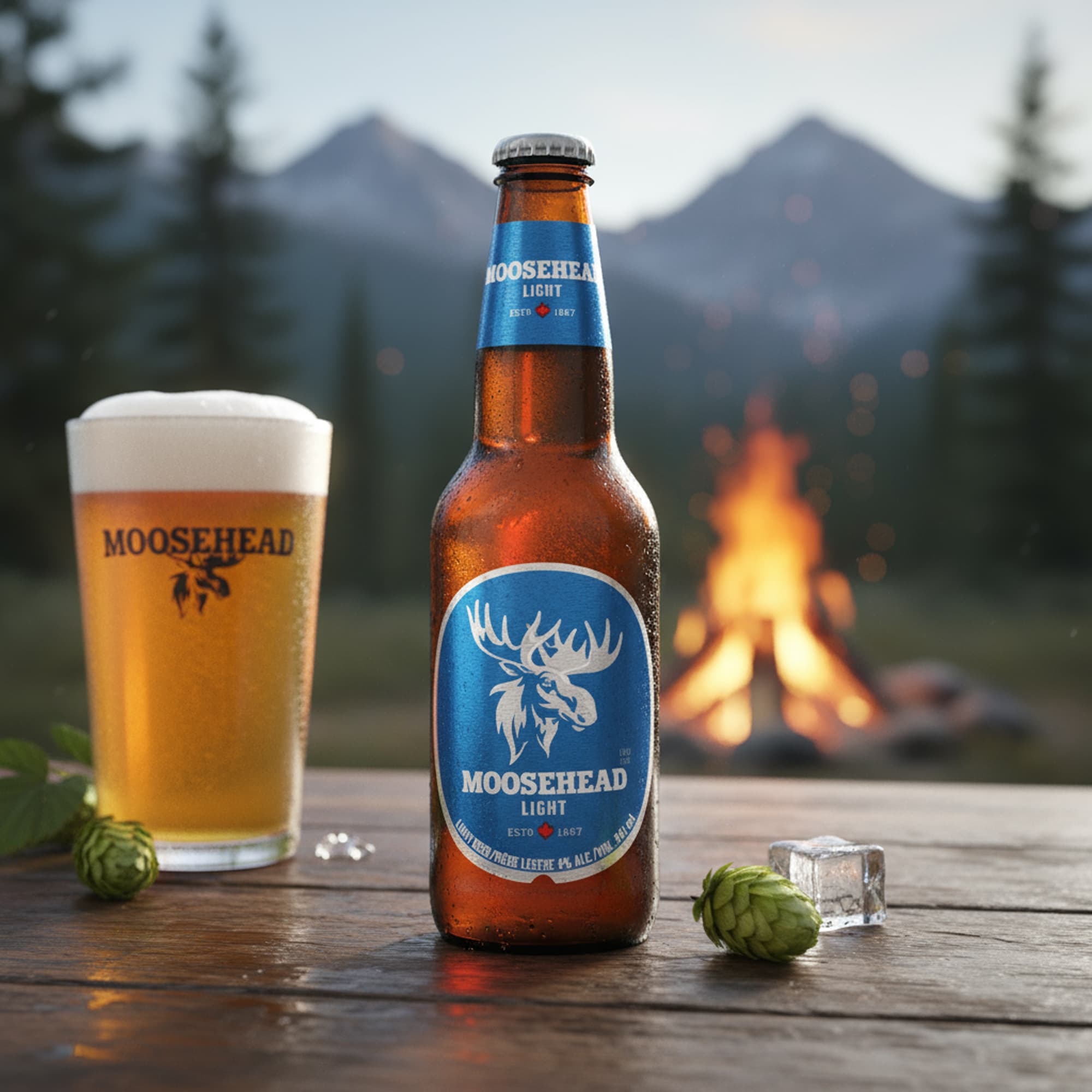 Moosehead Light Beer 341 ml – Kanadisches Light Lager 4 %