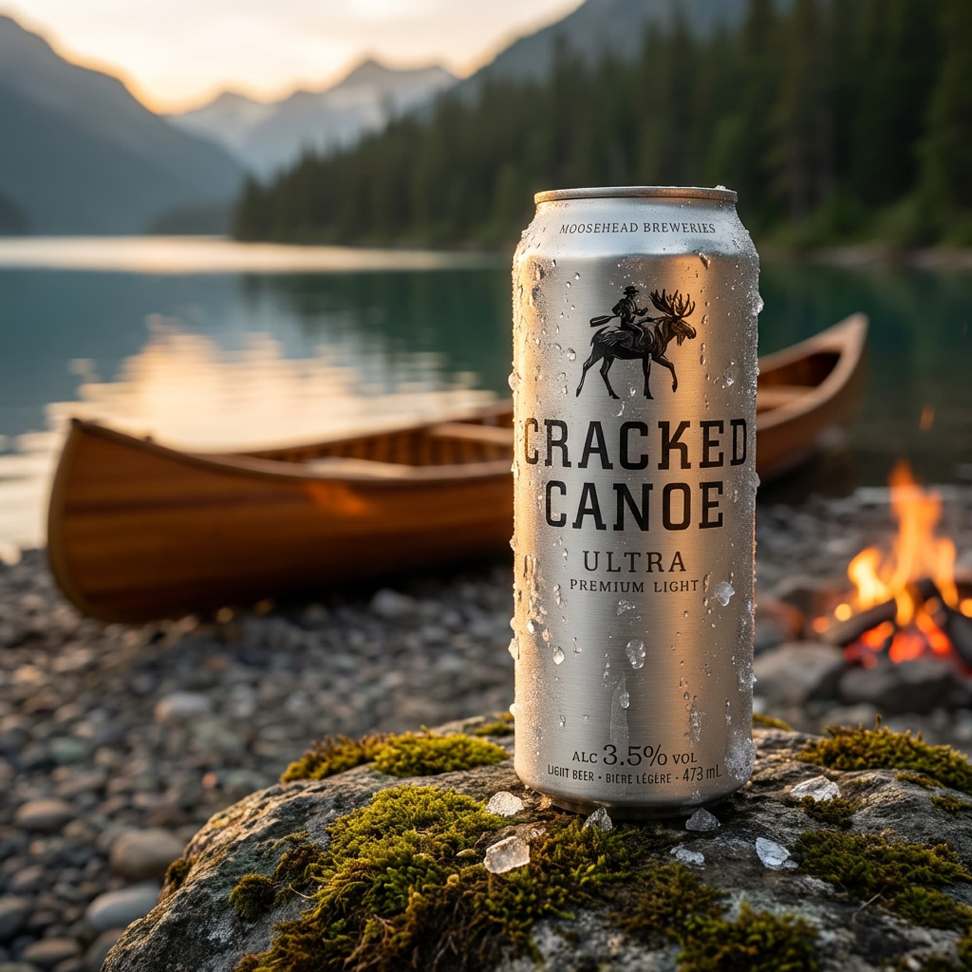Moosehead Breweries Cracked Canoe Ultra Premium Light 473ml