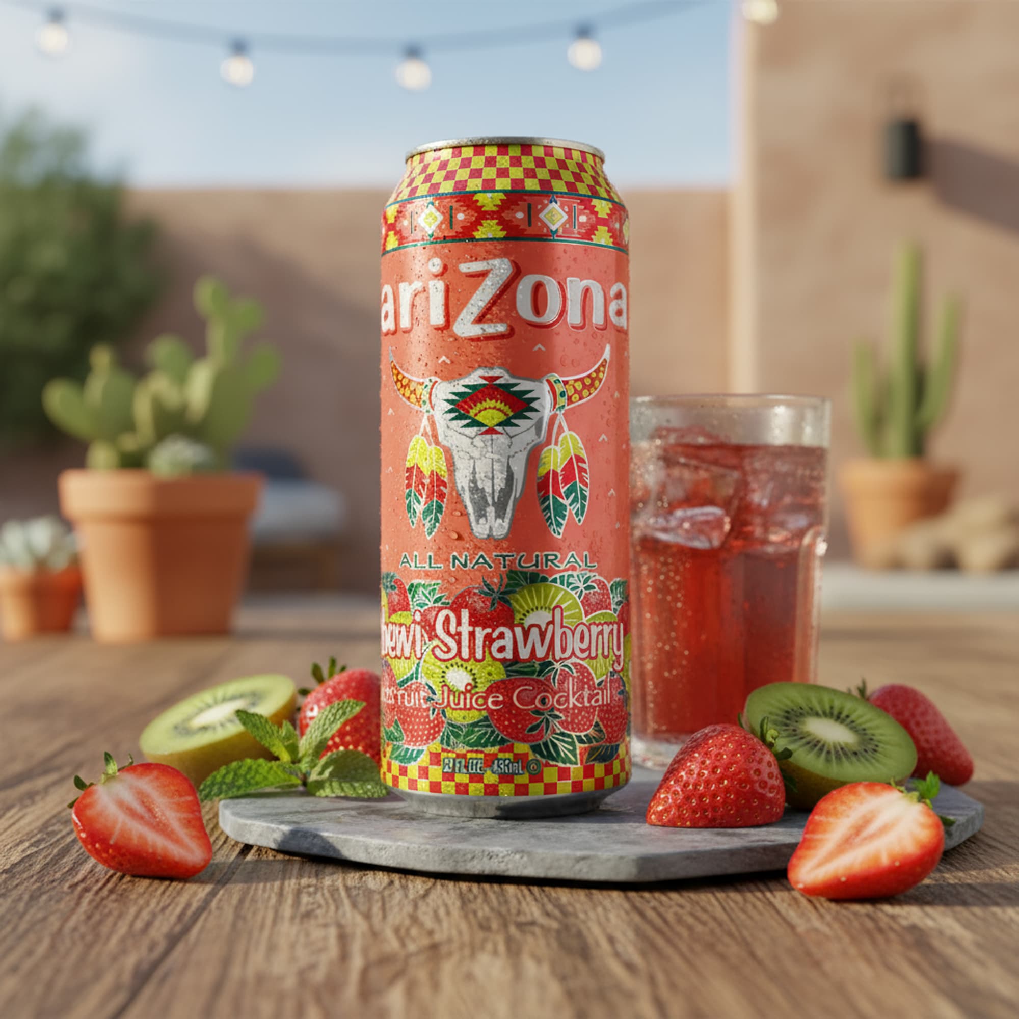 Arizona Kiwi Strawberry Fruchtsaftgetränk 650 ml – Erfrischender Mix