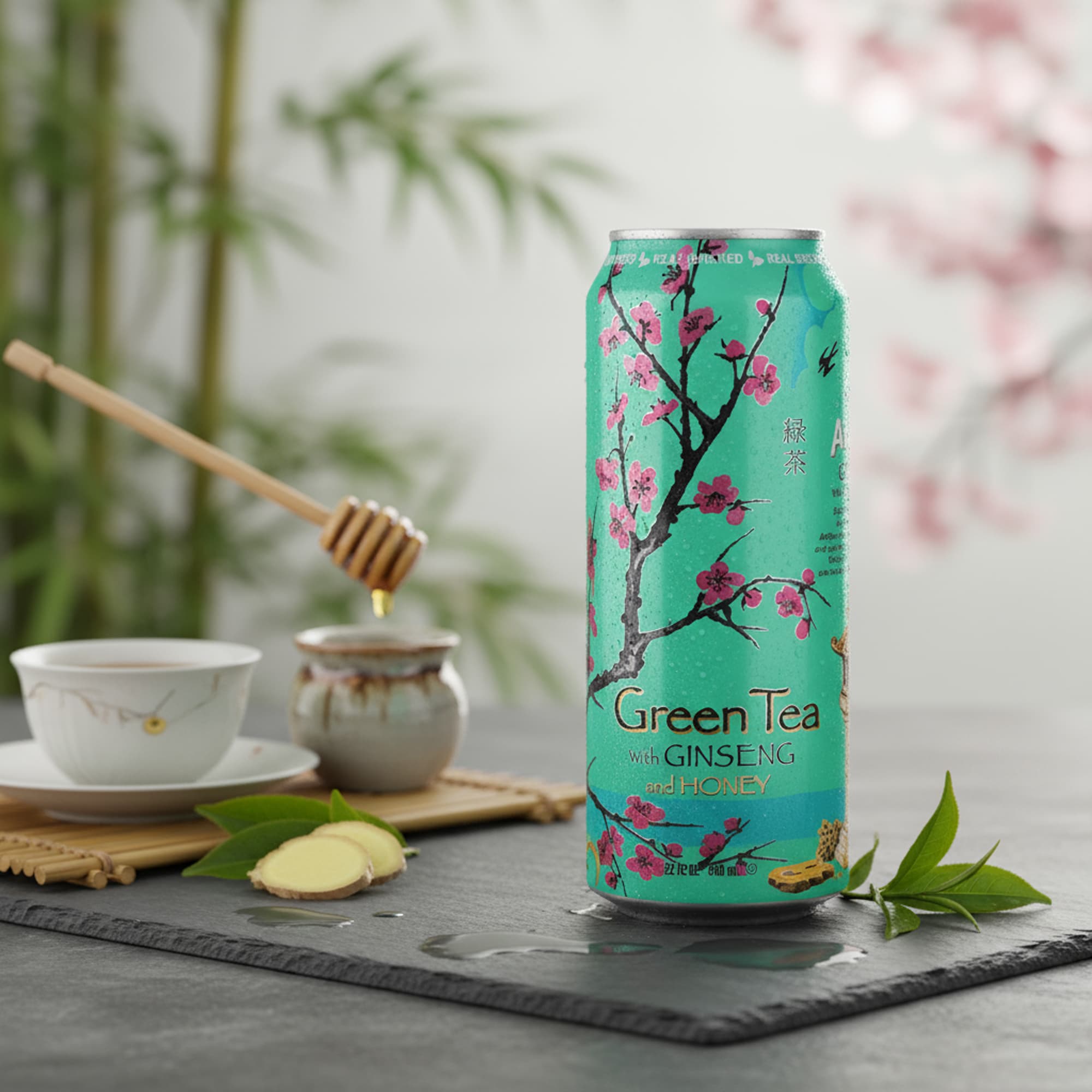 Arizona Green Tea mit Ginseng & Honig 650 ml – Erfrischender Eistee
