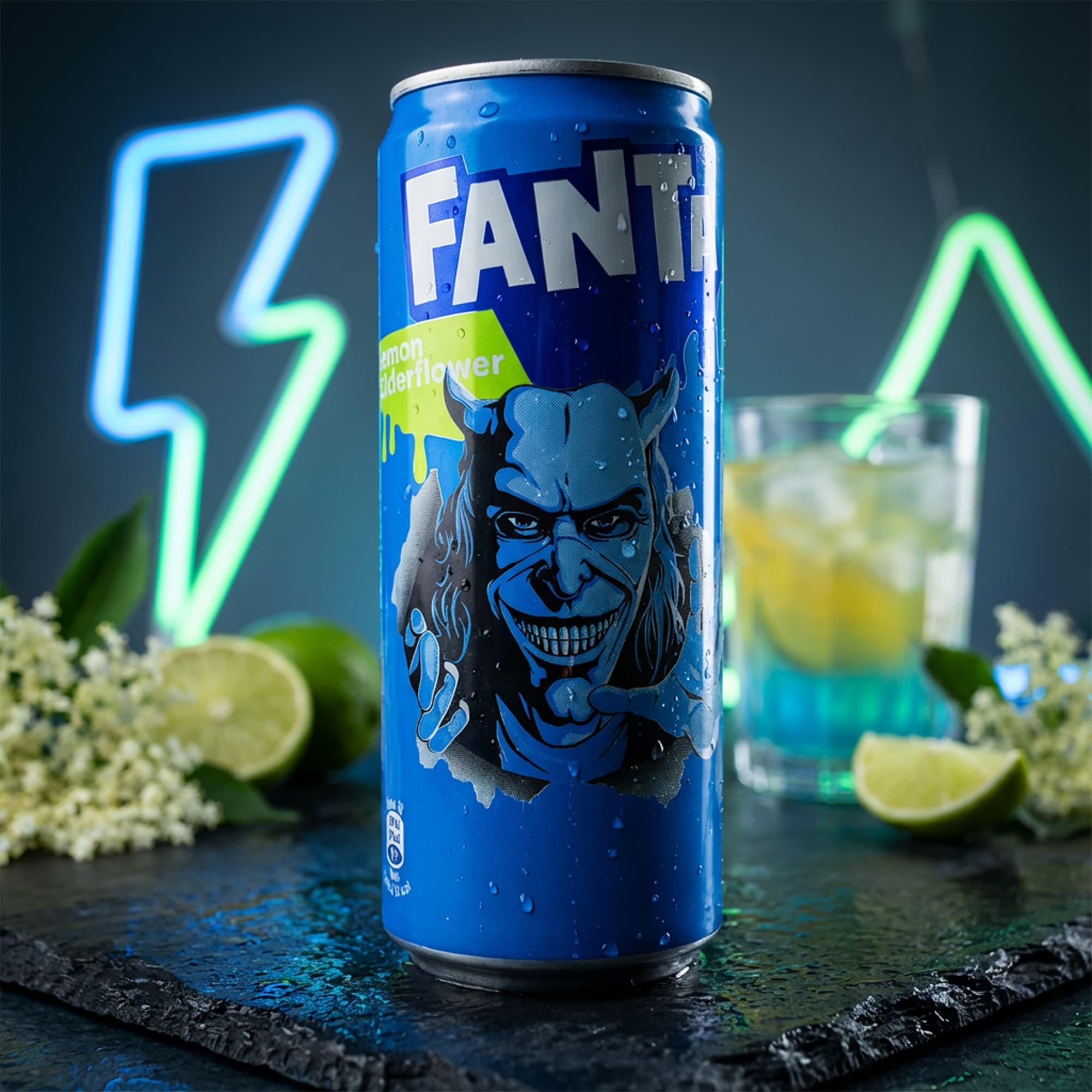 Fanta Lemon & Elderflower 330 ml – Zitrone & Holunderblüte