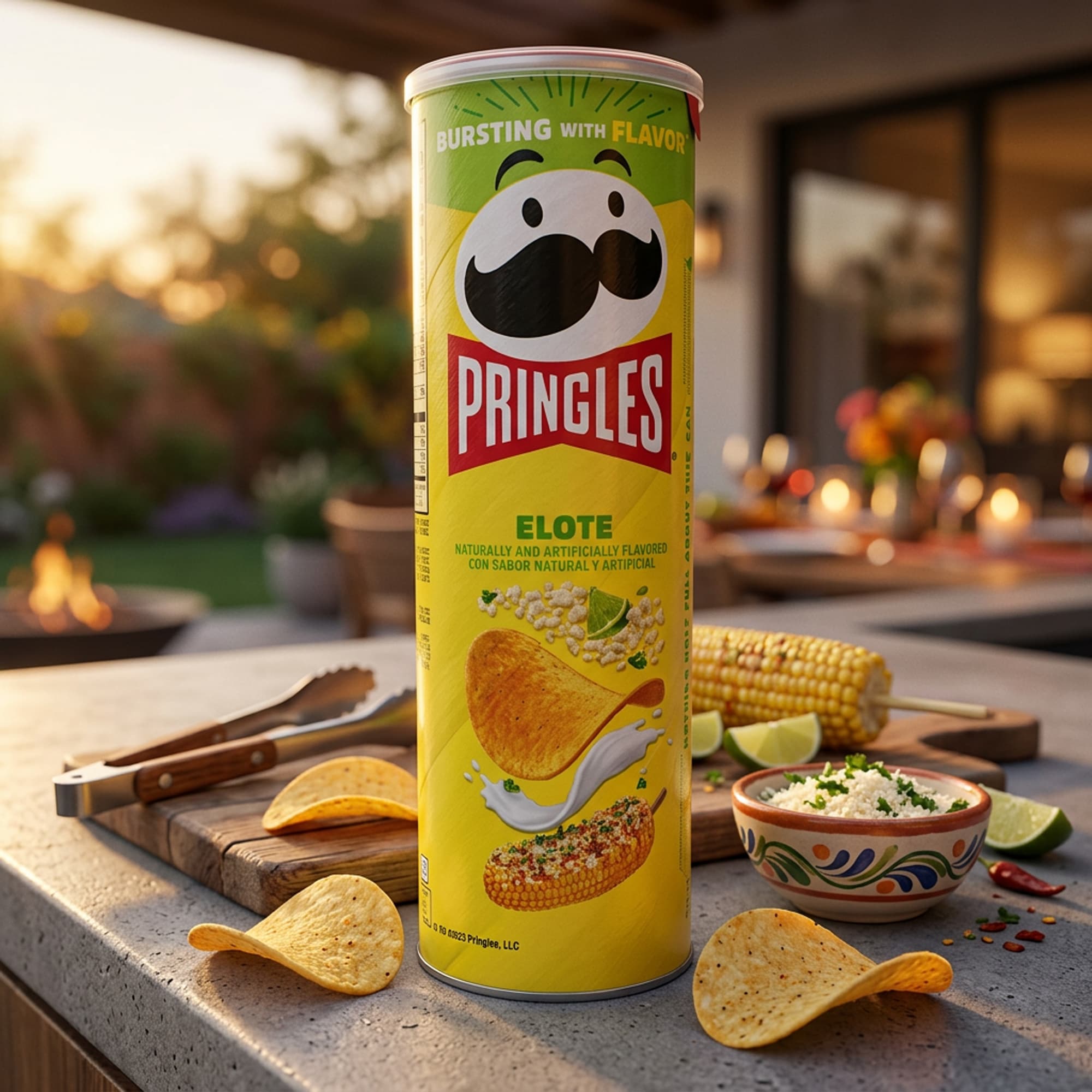 Pringles Mexican Street Corn Potato Crisps 158g